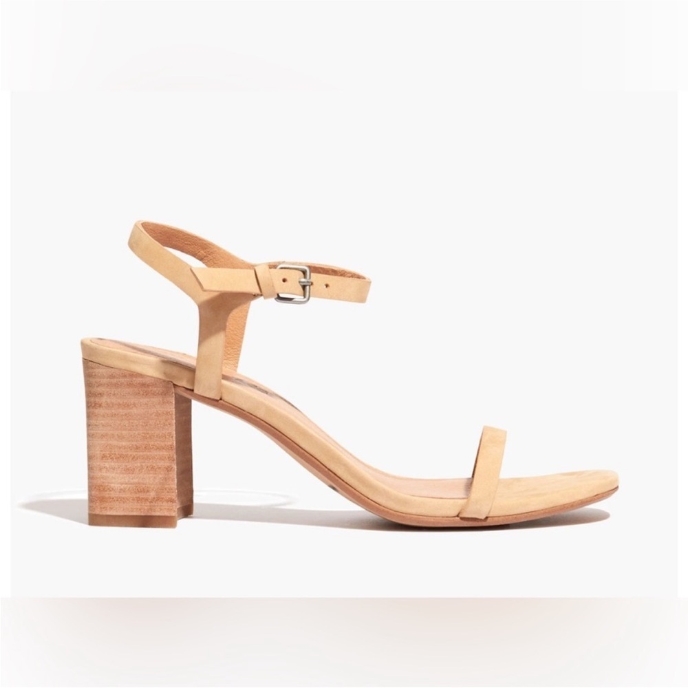 Madewell tan block heels - Picture 2 of 8